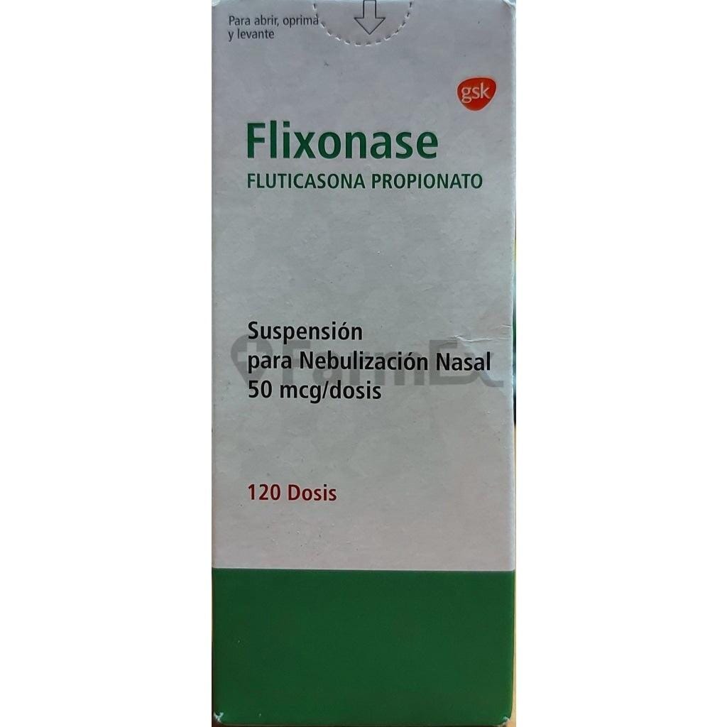 Flixonase Susp. Nasal 50 mcg / dosis x 120 dosis "Ley Cenabast" (GSK) Farmex-Fonasa-Persistente